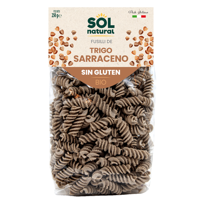Sol Natural Organic Gluten-Free Buckwheat Fusilli 250 g