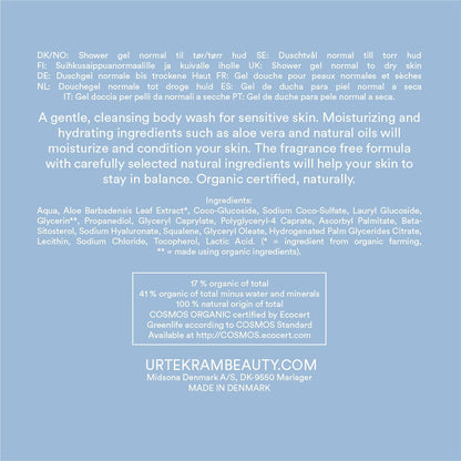 Unparfümiertes Duschgel Urtekram 500 ml