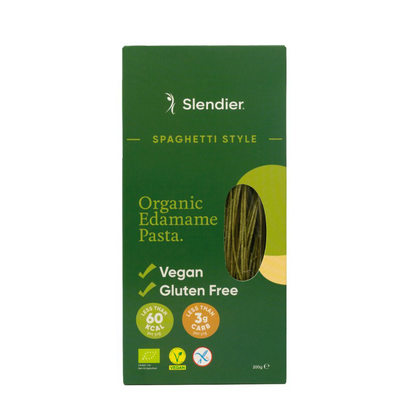 Vegane Spaghetti aus glutenfreiem Edamame Eco von Slendier 200 g