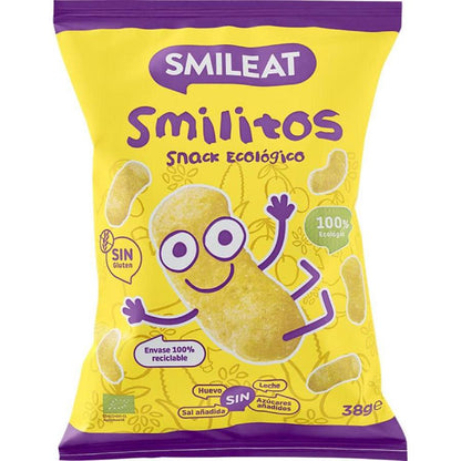 Pack 2 uds Smilitos, gusanitos de maíz ecológico Smileat, 38g