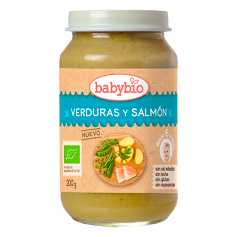 Gläschen Gemüse und Lachs (ab 6 Monaten) babybio 200 g