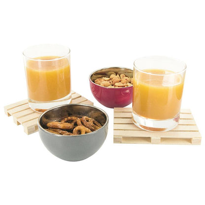 Podkładki pod kubki z drewnianych palet 4 sztuki