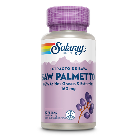 Solaray Saw Palmetto, 60 capsules