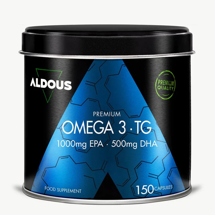 Kapsułki Omega 3 Premium 1000 mg EPA i 500 mg DHA Aldous Bio 150 kapsułek