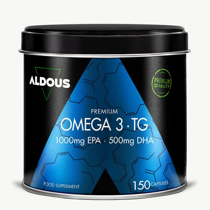 Kapsułki Omega 3 Premium 1000 mg EPA i 500 mg DHA Aldous Bio 150 kapsułek