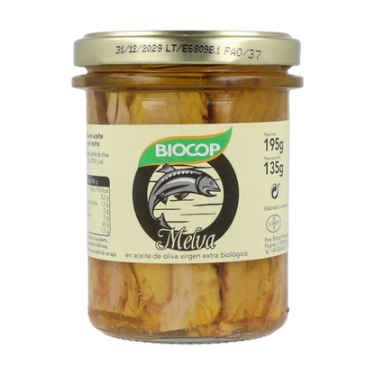 Bio Biocop Canned Fillet of Frigate Mackerel 195 g