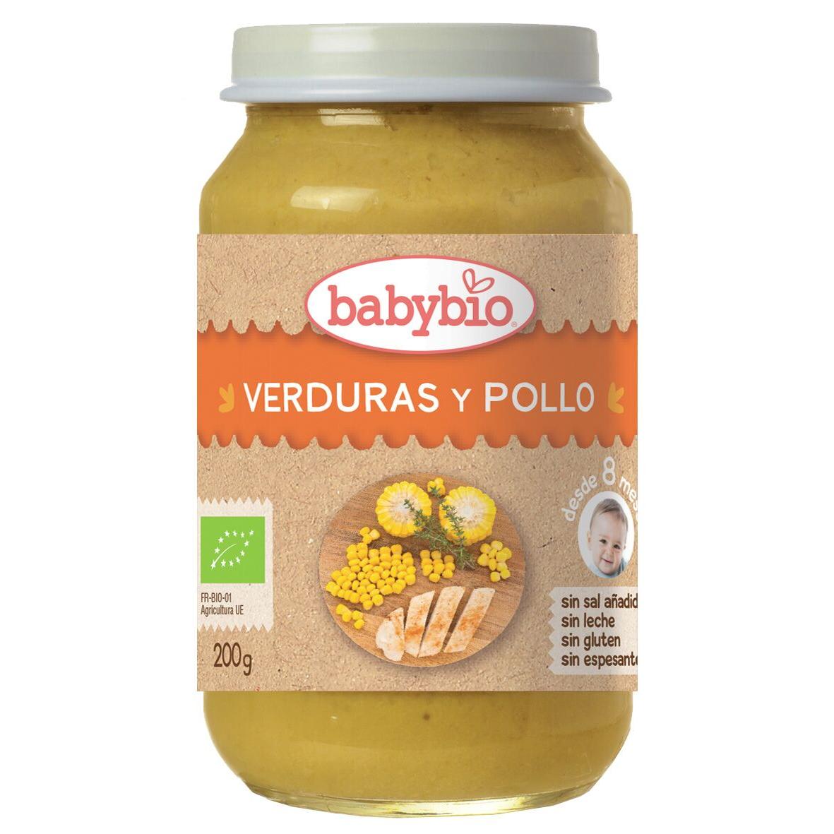 Pack of Organic Meat Menu Jars (from 8 months) babybio 2 x 200g