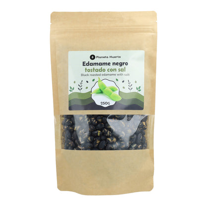 Prażony czarny edamame z solą PLaneta Huerto 250gr
