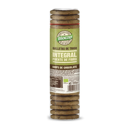 Biocop Wholemeal Biscuits with Chocolate Chips 250 g