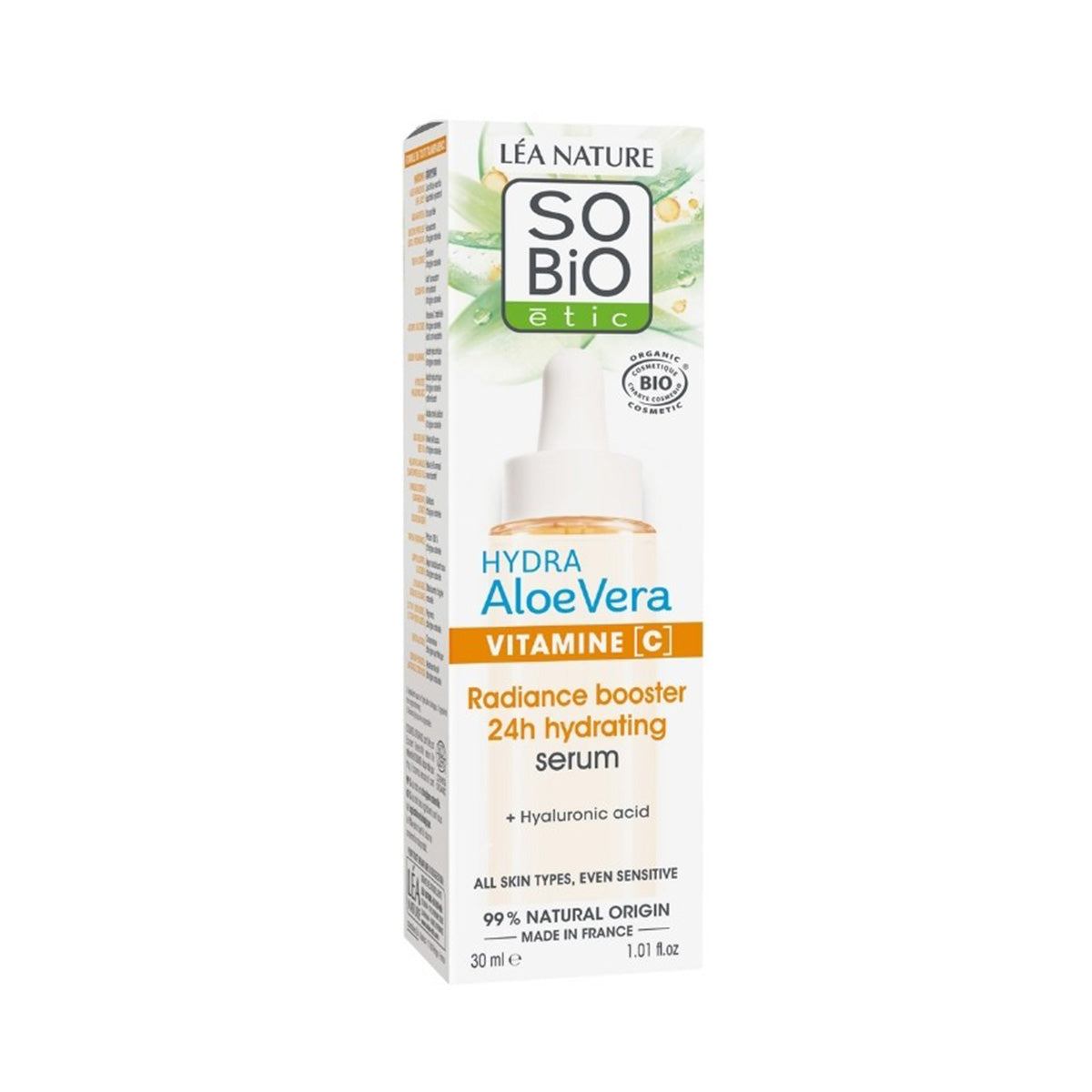 Serum do twarzy rozświetlające i nawilżające Sobio 30 ml