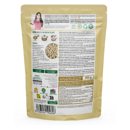 Popcorn av ekologisk majs NaturGreen 400 g