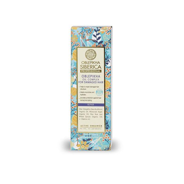 Complesso di oli Oblepikha per capelli danneggiati, 50 ml
