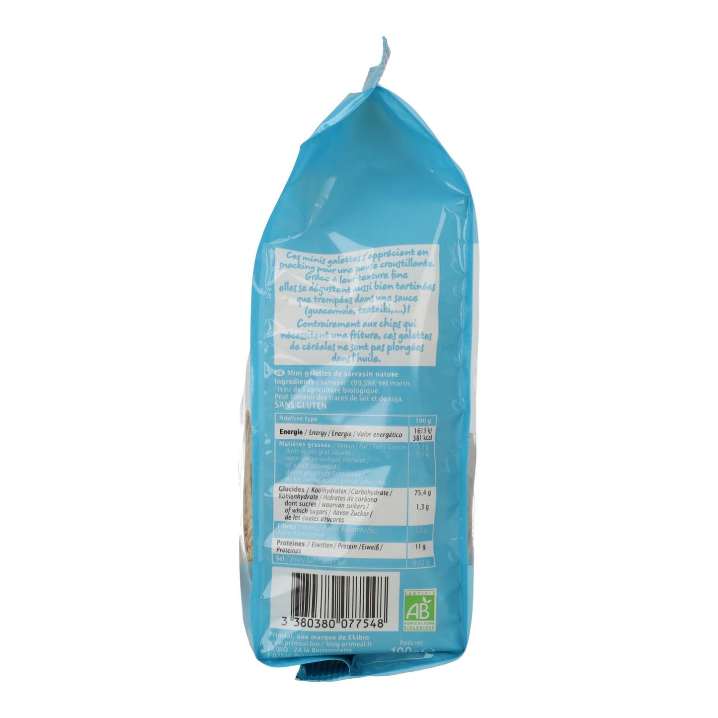 Triángulos Sarraceno Mini Sarrasin Priméal 100 g