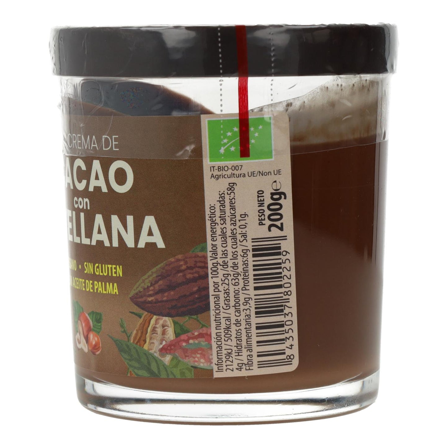 Bio Sol Natural Hazelnut Cocoa Cream 200 g