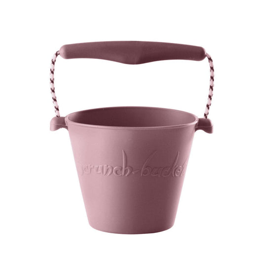Scrunch Pastel Pink Silicone Beach Bucket