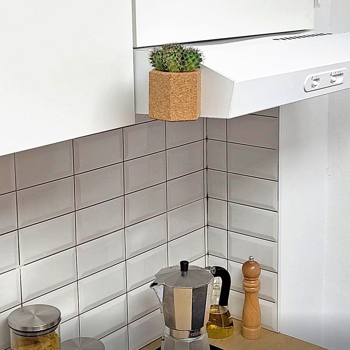 Seau magnétique Pensées Hexagone, Garden Pocket