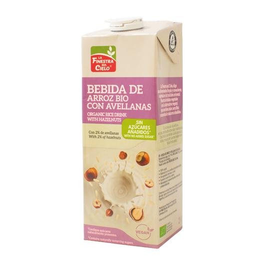 Bevanda di riso con nocciole biologica La Finestra Sul Cielo 1 L