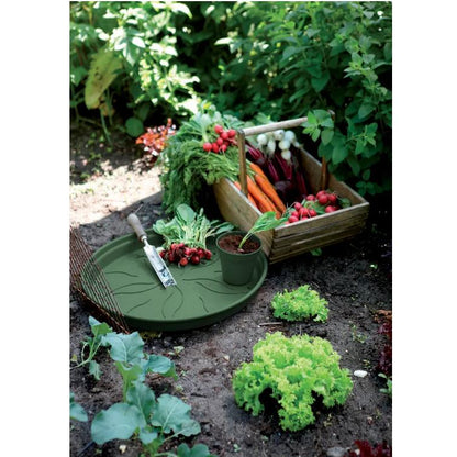 Plateau pot Green Basics Elho Vert 14 cm