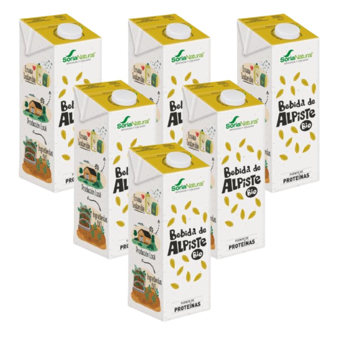 6-er-Pack 100 % pflanzliches Getreidedrink Soria Natural 1 l