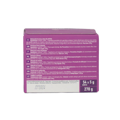 NaturGreen Organic Erythritol 54 single-dose sticks, 5 g
