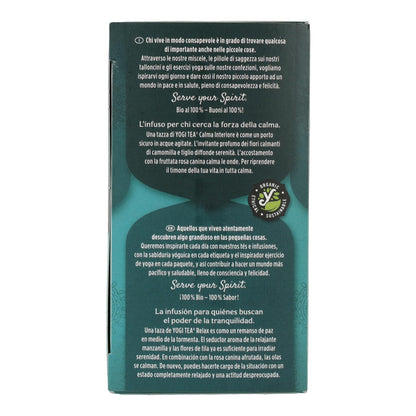 Yogi Tea BIO Relax, 17 bustine
