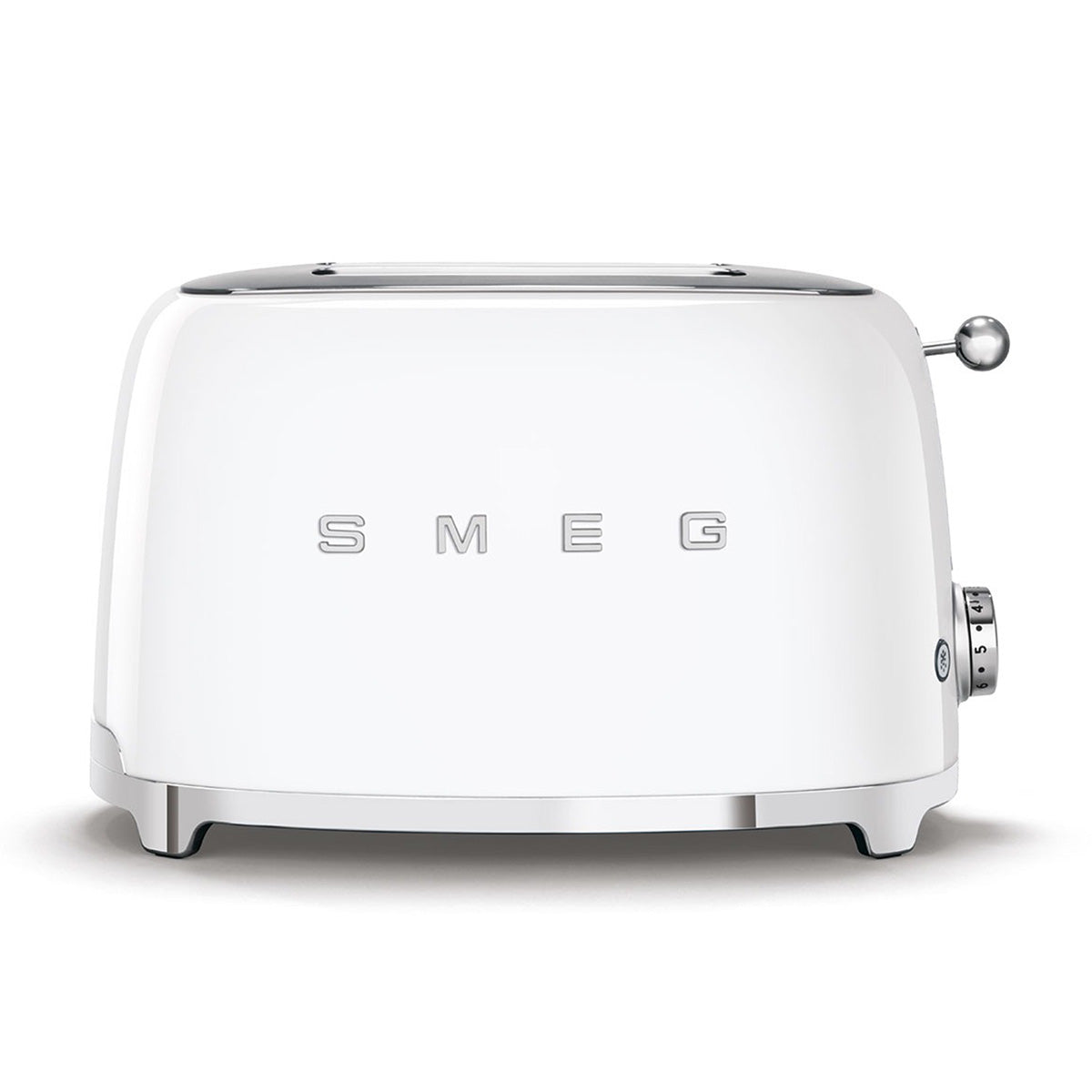 SMEG Toaster mit 2 Schlitzen im Stil der 50er Jahre, weiß