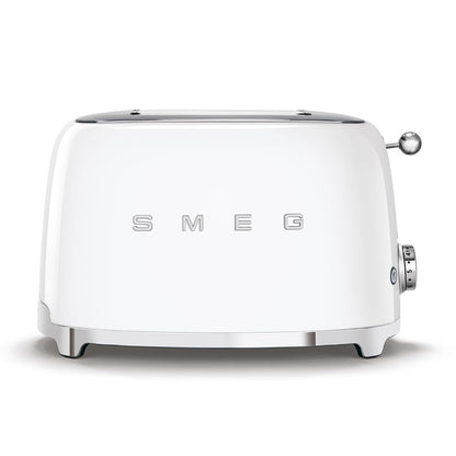 SMEG Toaster mit 2 Schlitzen im Stil der 50er Jahre, weiß