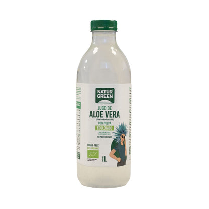 Aloë vera-sap met pulp NaturGreen 1 L