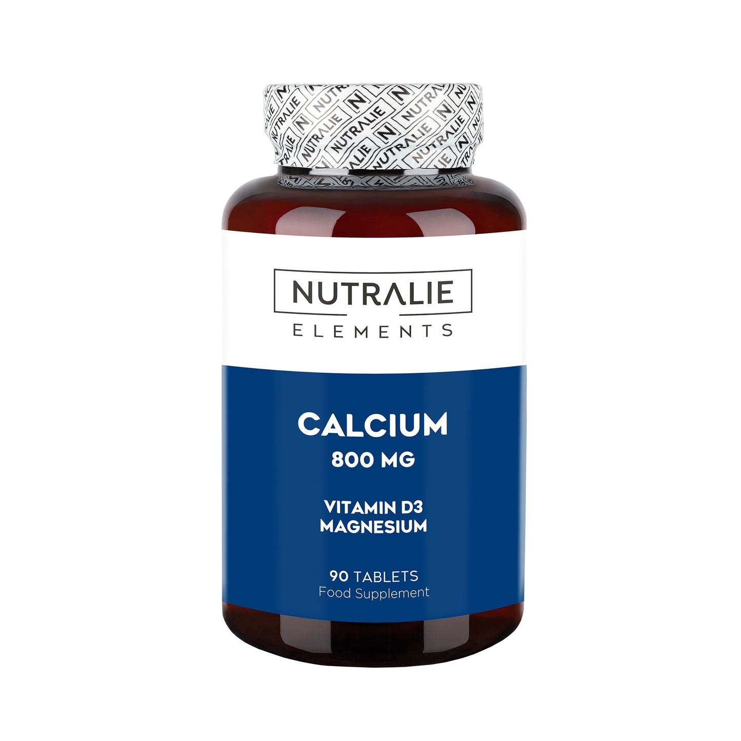 Nutralie Calcium 800 mg + Vitamine D3 et Magnésium, 90 comprimés