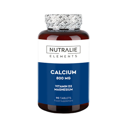 Nutralie Calcium 800 mg + Vitamine D3 et Magnésium, 90 comprimés