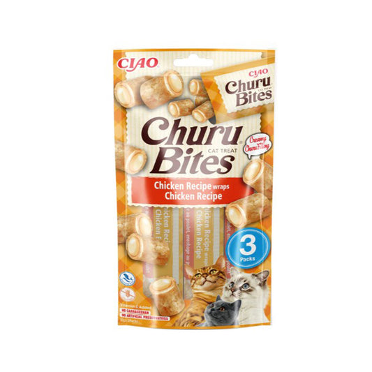 Churu Cat Bites Chicken Recipe Cat Snack 3 x 10 g