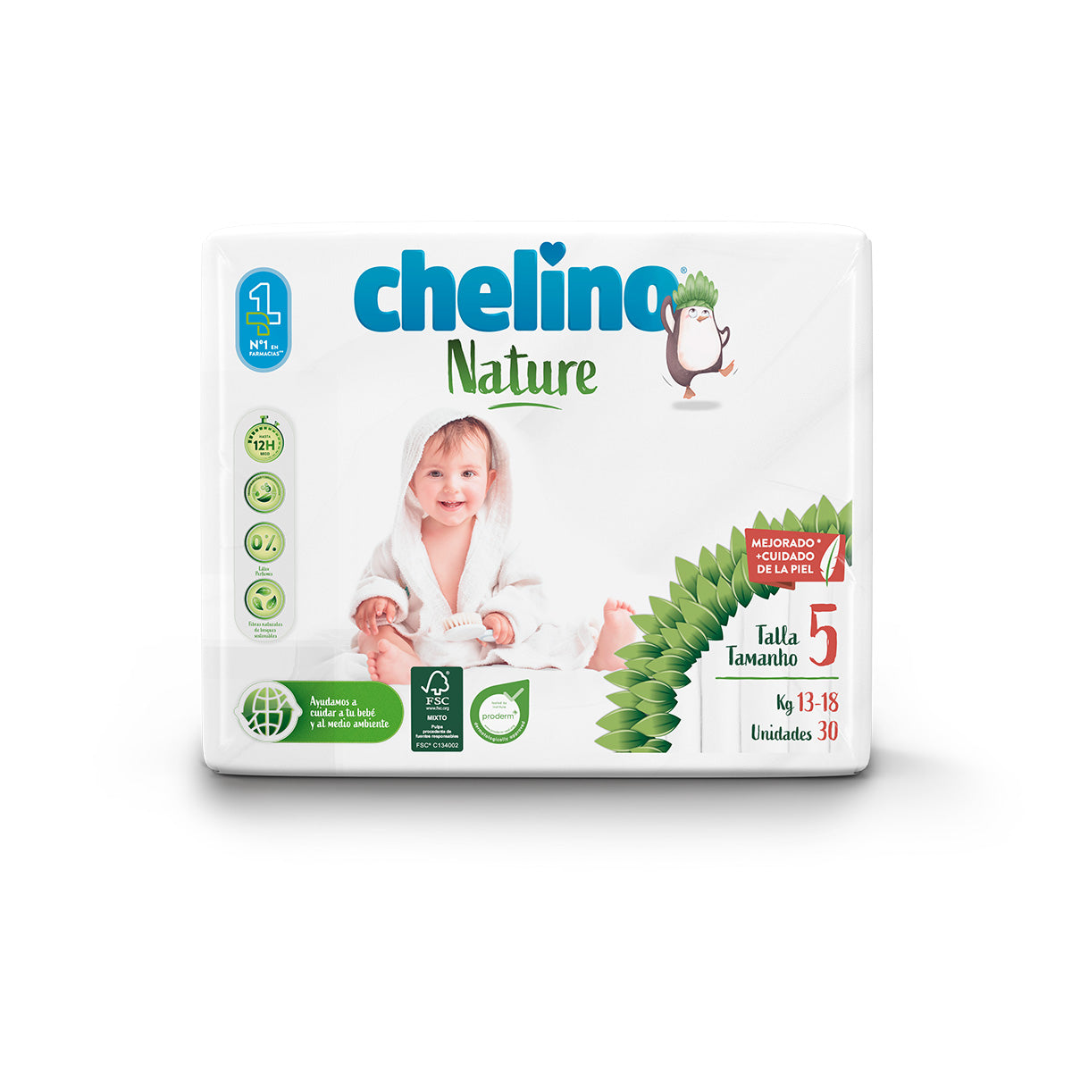 Couches T5 13-18 kg Chelino Nature 30 unités