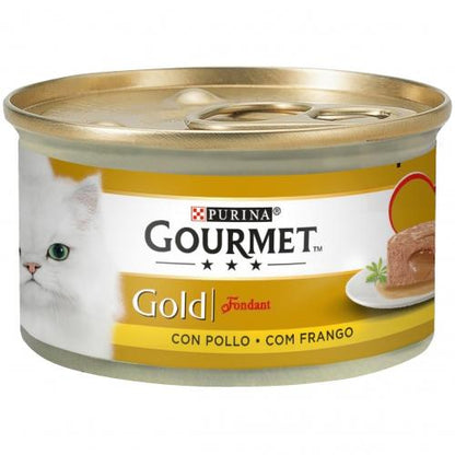 24er-Pack GOURMET GOLD Fondant Huhn Nassfutter 85 g