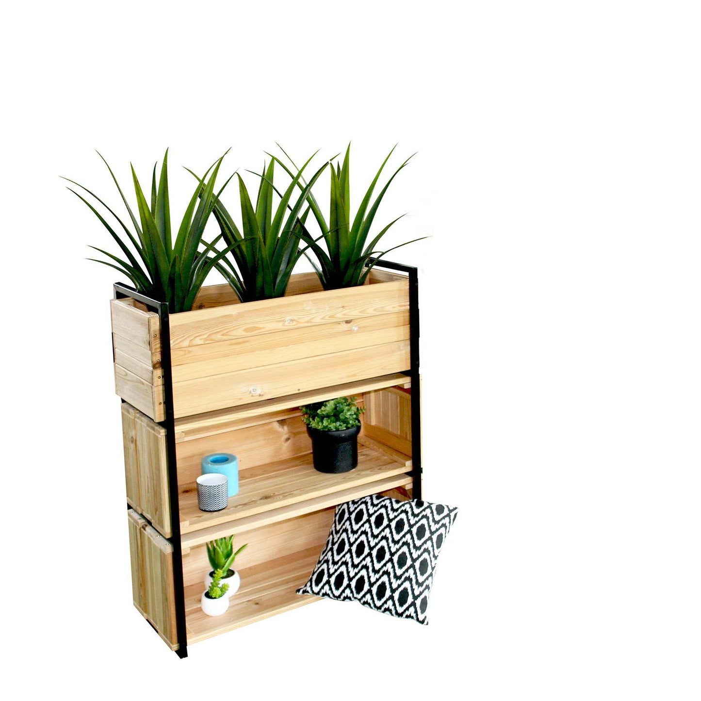 Blumenkasten Blakea mit 3 Fächern