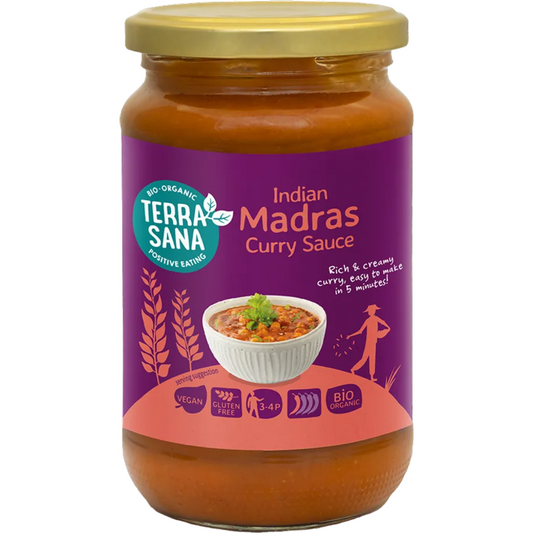 Indische Madras-Curry-Sauce Terrasana 350 g