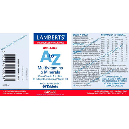 A-Z Multi Lamberts, 60 tabletek