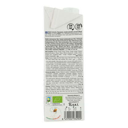 Pack of 6 x NaturGreen Organic Unsweetened Soy Drink 1 L