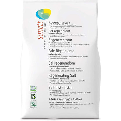 Sonett Dishwasher Regenerating Salt 2 kg