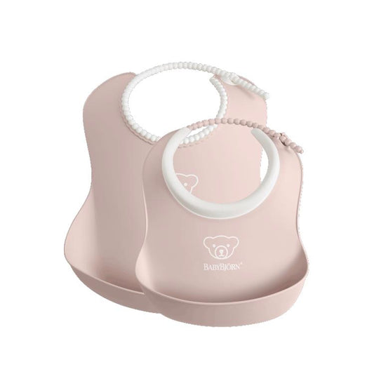 Zestaw śliniaków 2 rozmiary  Pastelowy niebieski