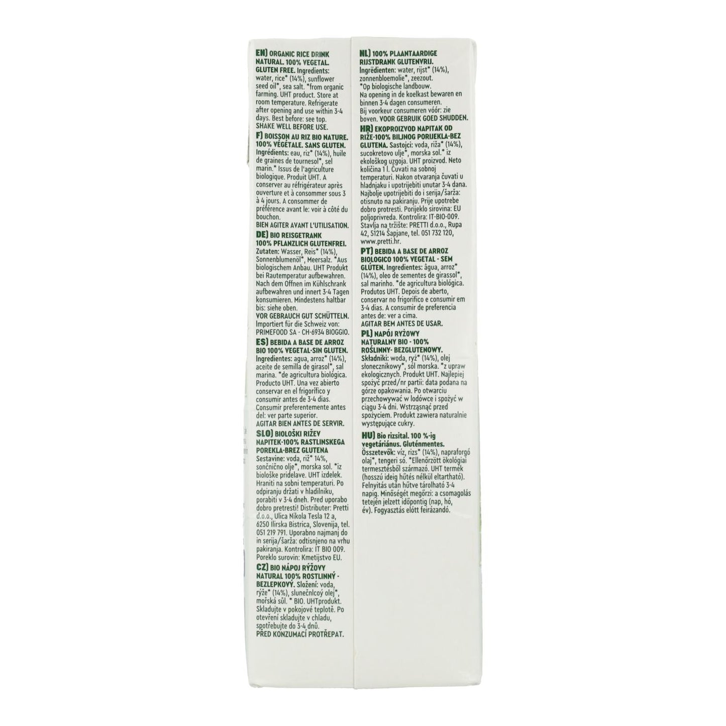 6-pack ekologisk risdryck Vitariz 1 l