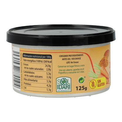 Bio Sol Natural Gluten-Free Vegan Carrot and Turmeric Pâté 125 g