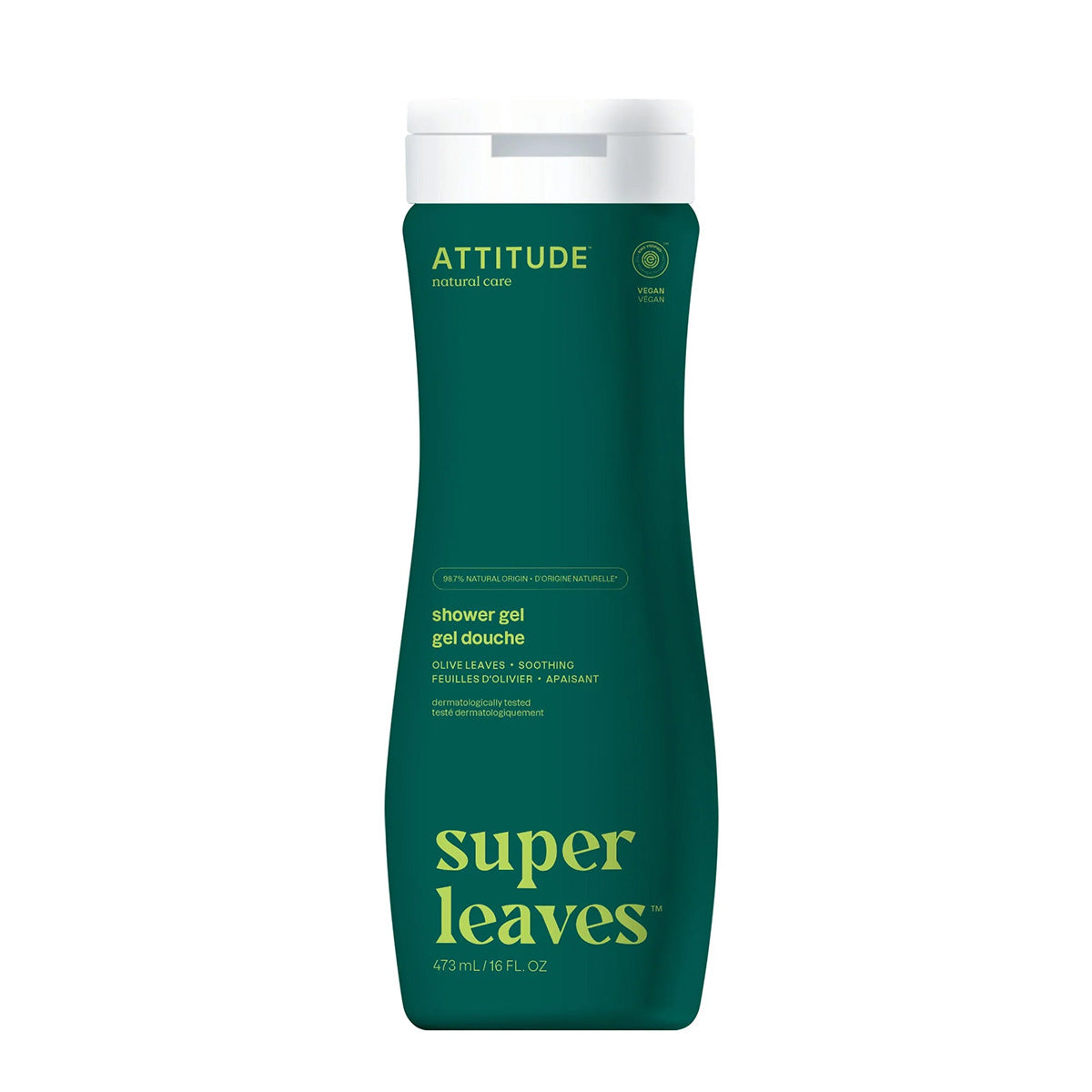 Super leaves Olive Leaves soothing shower gel 473 ml