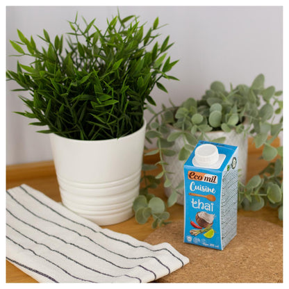 Crème végétale Bio Cuisine Coco Thai Ecomil, 200 ml