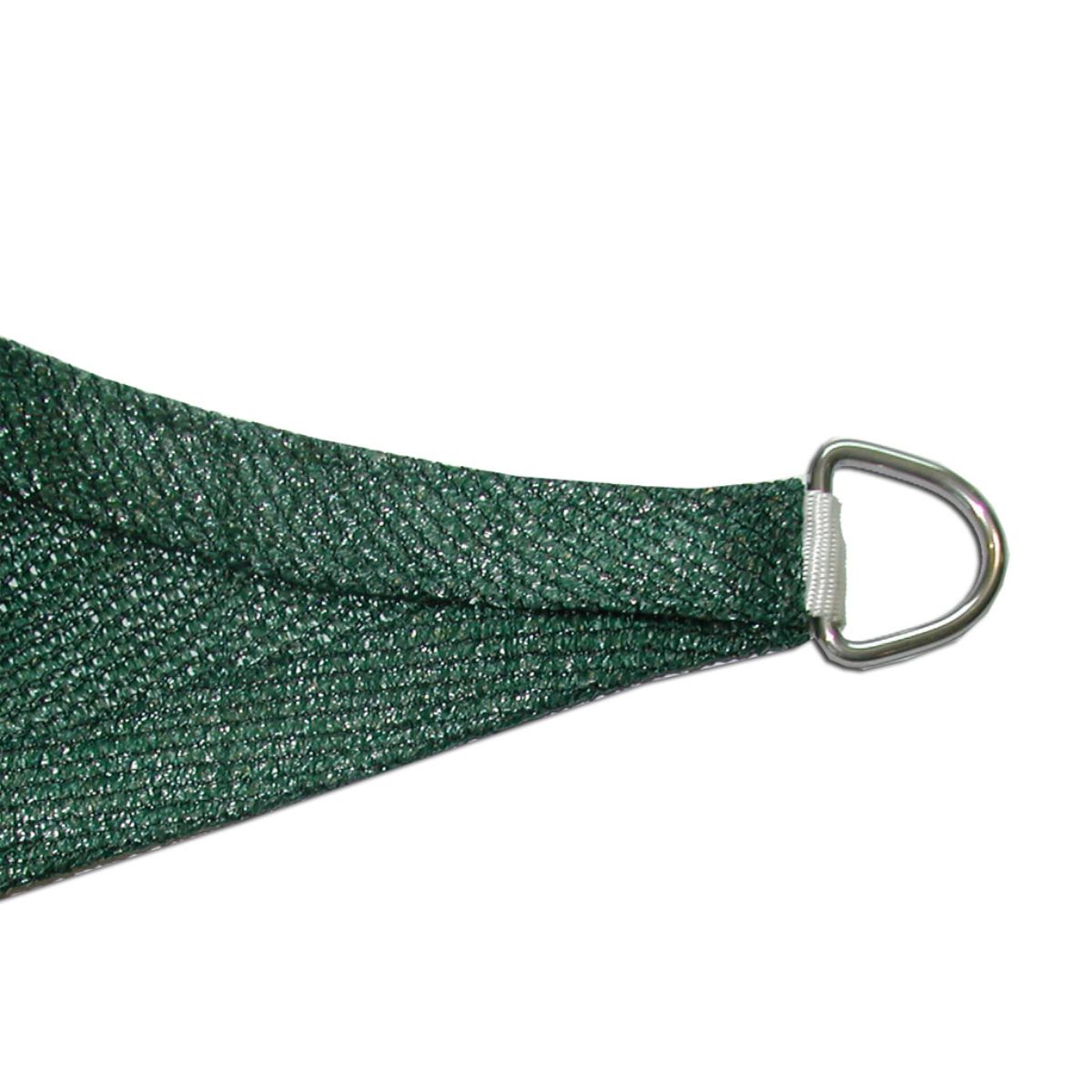 Tenda a vela permeabile Sunnet kit quadrato 3,6x3,6 m verde