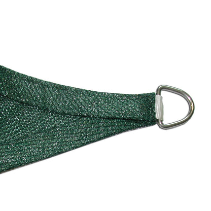 Tenda a vela permeabile Sunnet kit quadrato 3,6x3,6 m verde