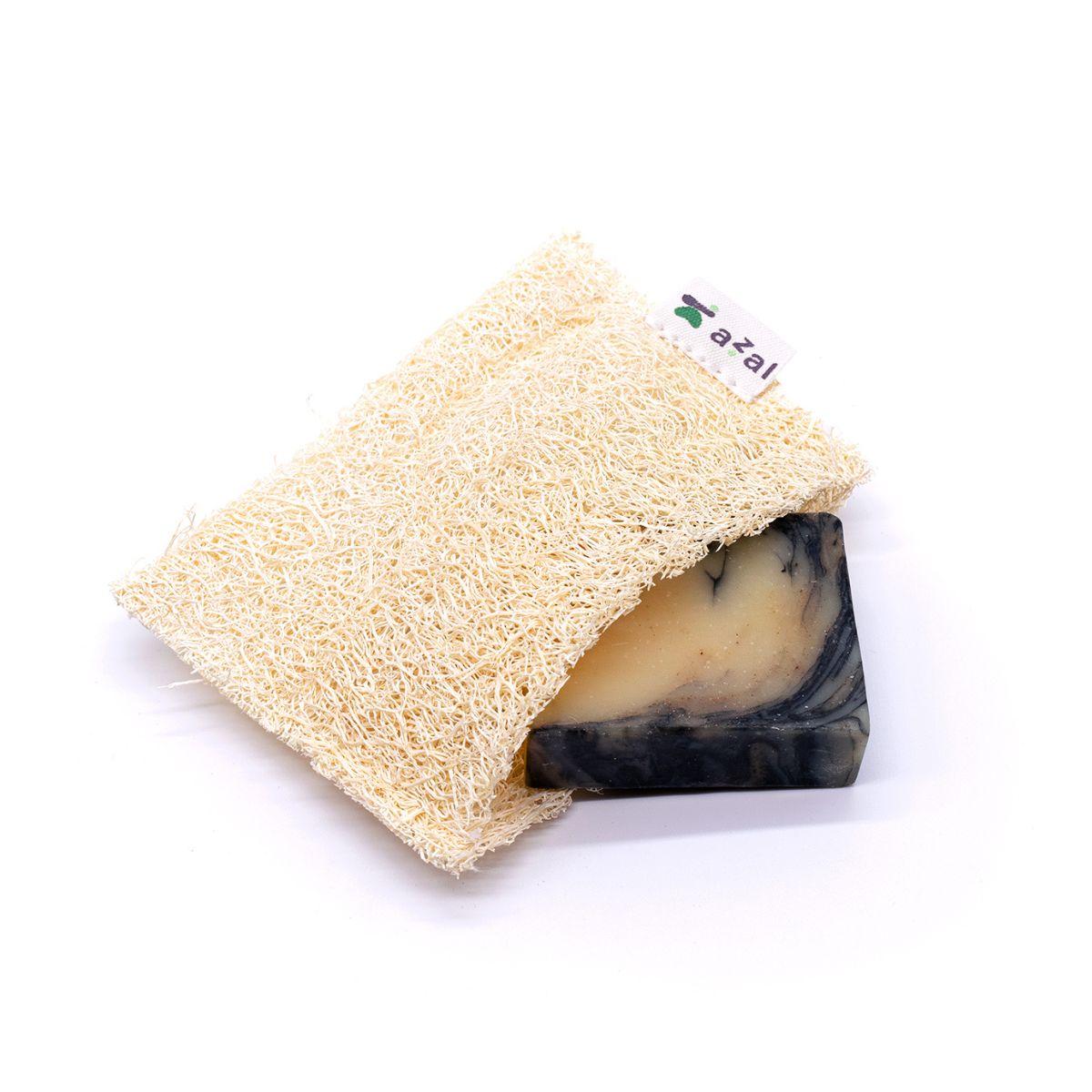 Portasapone in luffa. Ideale per viaggiare.