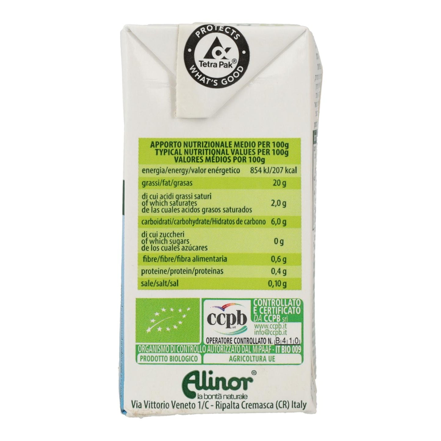 Flüssige Bio-Reiscreme zum Kochen Vitariz 200 ml