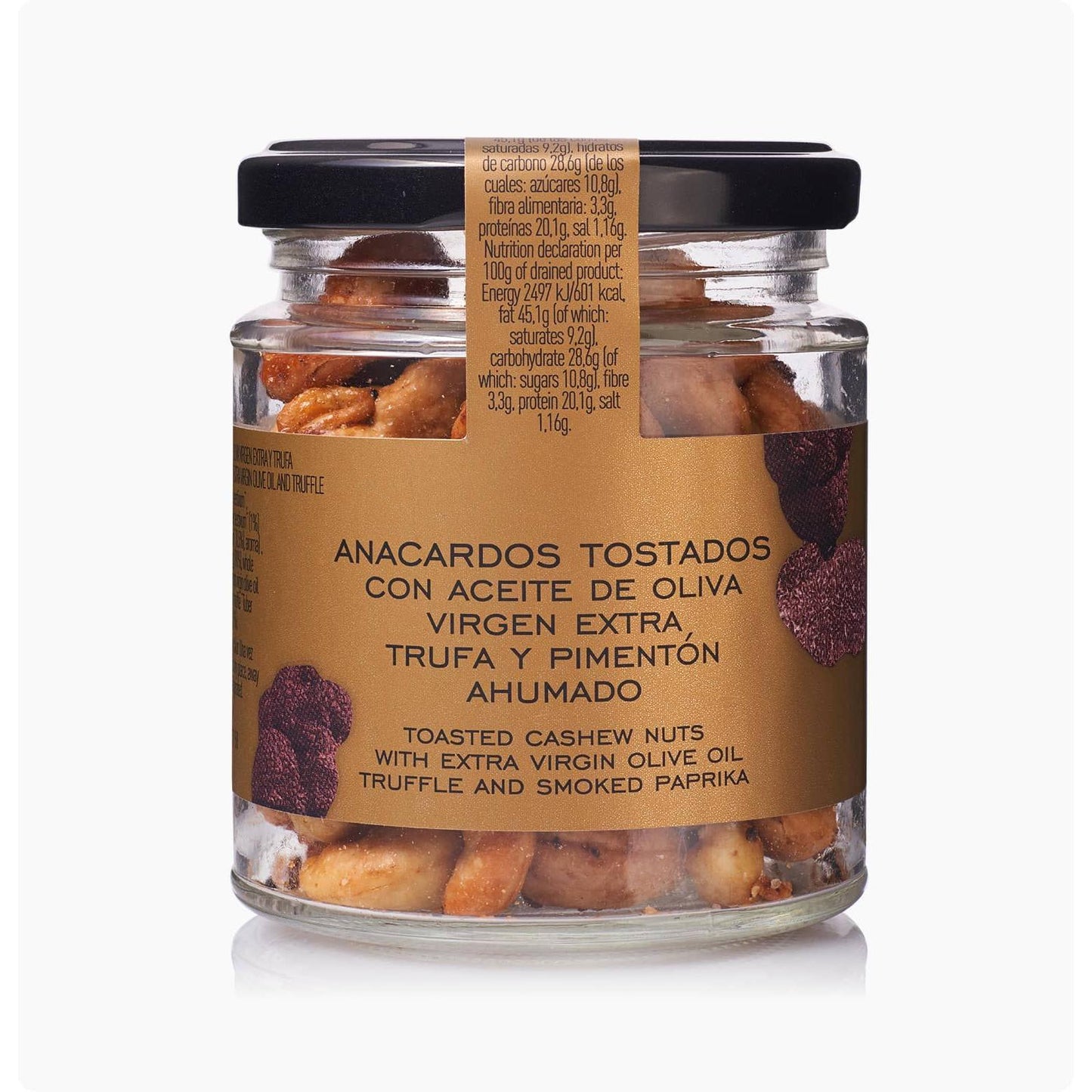 Noix de cajou à l'huile d'olive vierge extra, truffe et paprika La Chinata 110 g