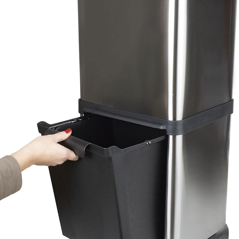 Habitex 32 L 3-compartment eco-friendly pedal bin (refurbished)