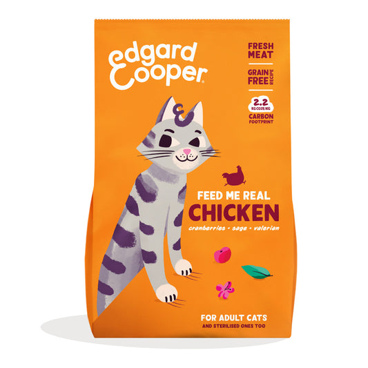 Kattenvoer Edgard & Cooper Verse Kip uit de Vrije Uitloop 4 kg